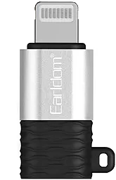 Адаптер-переходник Earldom ET-TC14 M-F Lightning -> micro USB Black - фото Адаптер-переходник Earldom ET-TC14 M-F Lightning -> micro USB Black
