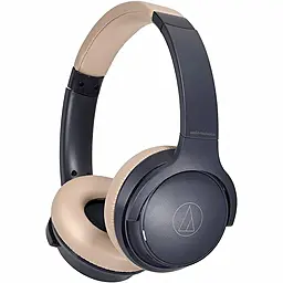 Наушники Audio-Technica ATH-S220BT Navy/Beige (ATH-S220BTNBG) - фото Наушники Audio-Technica ATH-S220BT Navy/Beige (ATH-S220BTNBG)
