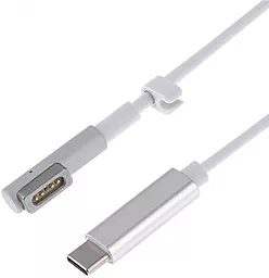 Кабель USB Elements для Apple Type-C to MagSafe 1 L-shaped Port 100W Cable White (EL-C-M) - миниатюра 2