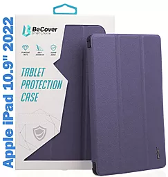 Чехол для планшета BeCover Direct Charge Pen с креплением Apple Pencil для Apple iPad 10.9" 2022, iPad 10.9" 2024, iPad 11" 2025 Purple (708501) - фото Чехол для планшета BeCover Direct Charge Pen с креплением Apple Pencil для Apple iPad 10.9" 2022, iPad 10.9" 2024, iPad 11" 2025 Purple (708501)
