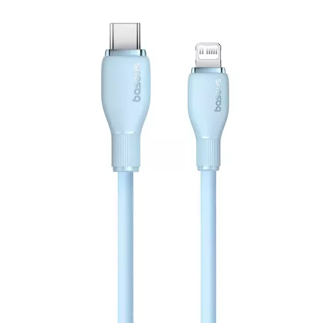 Кабель Baseus Pudding Series USB Type-C - Lightning 20w 3a 2м PD сable Blue (P10355701311-01) - фото 3