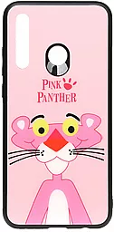 Чехол TOTO Cartoon Print Glass Huawei P Smart Plus 2019 Pink Panther (F_93448)