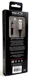 Кабель Walker C775 Magnetic USB-A - Lightning 12w 3.1a 1м cable Grey - фото Кабель Walker C775 Magnetic USB-A - Lightning 12w 3.1a 1м cable Grey