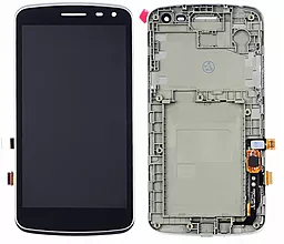 Дисплей LG K5 (X220) з тачскріном і рамкою, оригінал, Gray
