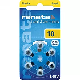 Батарейки Renata ZA10 (A10) 1шт 1.4 V - мініатюра 2