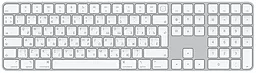 Клавіатура Apple Magic Keyboard with Touch ID and Numeric Keypad (MK2C3) Silver / Німецька розкладка