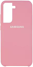 Чехол Epik Silicone Cover (AAA) Samsung G991 Galaxy S21 Light Pink