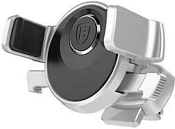 Держатель Baseus PREMIUM Mechanics Times Car Mount Silver - фото Держатель Baseus PREMIUM Mechanics Times Car Mount Silver