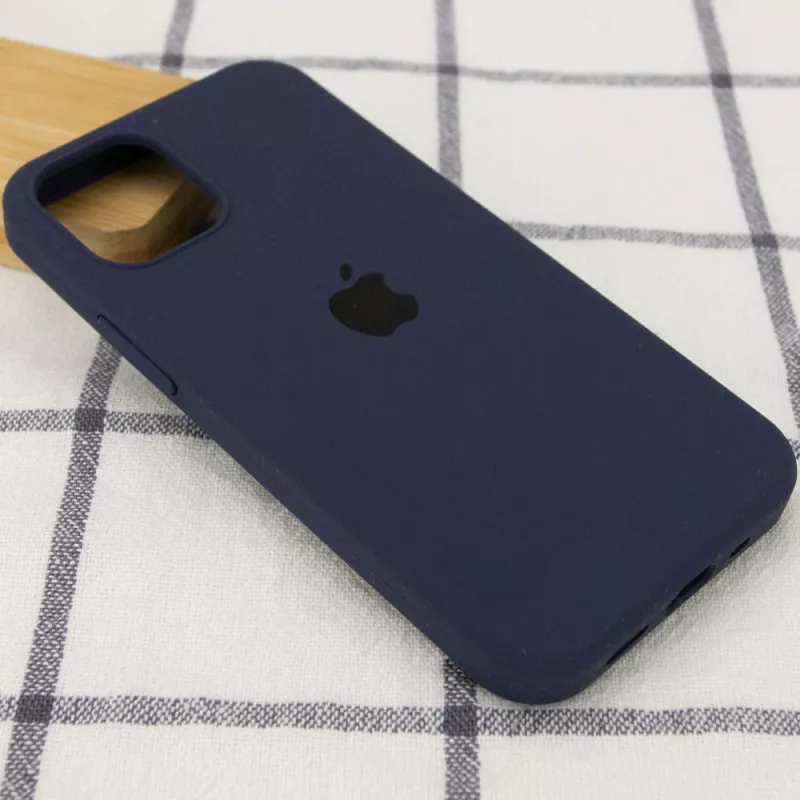 Чохол Silicone Case Full для Apple iPhone 13 Pro Max Midnight Blue - фото 3