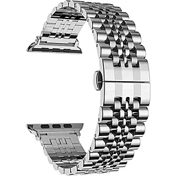 Змінний ремінець для розумного годинника W27 Steel Band для Apple Watch 38/40/41mm Silver (WH5241-TS)
