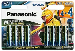 Батарейки Panasonic AA/LR06 Evolta Power Rangers 4+4шт - фото Батарейки Panasonic AA/LR06 Evolta Power Rangers 4+4шт
