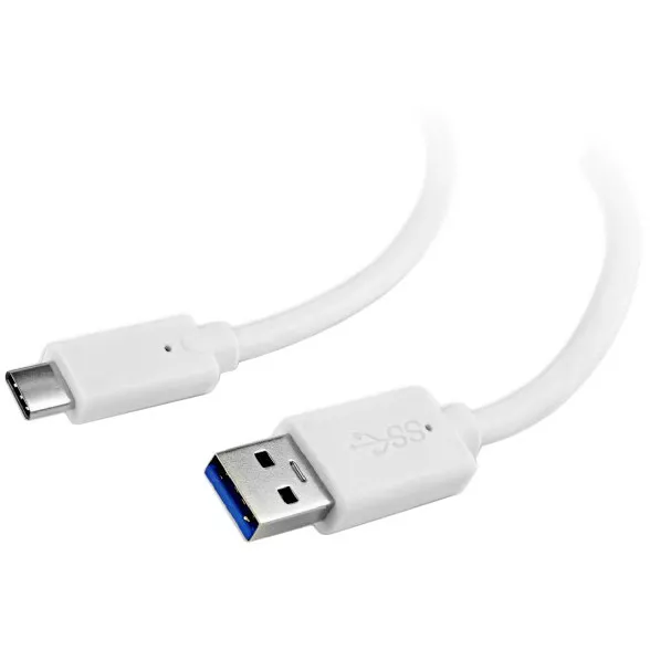 Кабель Cablexpert USB3.0  - Type-C 12w 2.4a 3м 5gbps cable White (CCP-USB3-AMCM-W-10) - фото 1