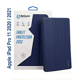 Чехол для планшета BeCover Soft TPU с креплением Apple Pencil для Apple iPad Air 10.9" 2020, 2022, iPad Pro 11" 2018, 2020, 2021, 2022  Deep Blue (706769)