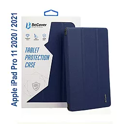 Чехол для планшета BeCover Soft TPU с креплением Apple Pencil для Apple iPad Air 10.9" 2020, 2022, iPad Pro 11" 2018, 2020, 2021, 2022 Deep Blue (706769) - фото Чехол для планшета BeCover Soft TPU с креплением Apple Pencil для Apple iPad Air 10.9" 2020, 2022, iPad Pro 11" 2018, 2020, 2021, 2022 Deep Blue (706769)