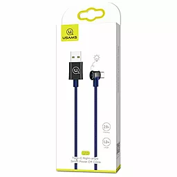 Кабель Usams U13 USB-A - Type-C 12w 2.4a 1м cable Blue (US-SJ341)
