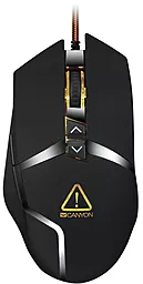 Компьютерная мышка Canyon Tantive CND-SGM4E USB Black/Orange - фото Компьютерная мышка Canyon Tantive CND-SGM4E USB Black/Orange