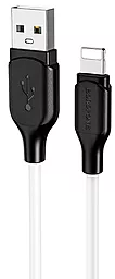 Кабель Borofone BX42 USB-A - Lightning 12w 2.4a 1м cable White - фото Кабель Borofone BX42 USB-A - Lightning 12w 2.4a 1м cable White