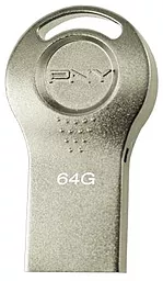 Флешка PNY Attache i Durable Metal 64Gb (FDI64GATTI-EF) Silver