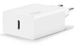 Сетевое зарядное устройство с быстрой зарядкой Ttec SmartCharger 18w PD USB-C white (2SCS22B)