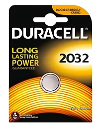 Батарейки Duracell CR2032 (DL2032) 1шт 3 V