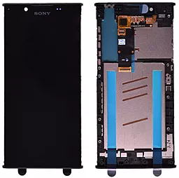 Дисплей Sony Xperia L1 (G3311, G3312, G3313) з тачскріном і рамкою, оригінал, Black
