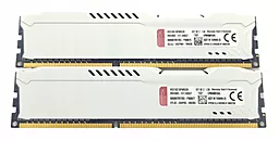 Оперативная память Kingston DDR3 8Gb (2x4GB) 1866 MHz HyperX Fury White (HX318C10FWK2/8)