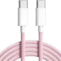 USB PD Кабель EasyLife 60w USB Type-C - Type-C cable pink
