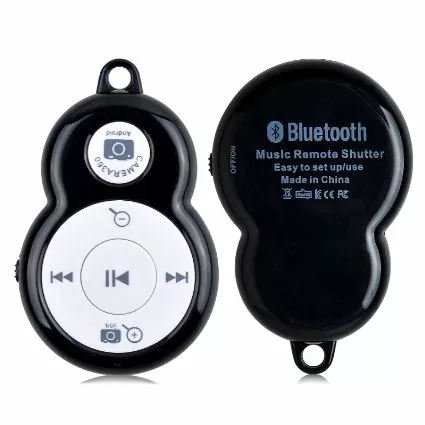 Брелок для selfi Yunteng Bluetooth кнопка Music Remote Shutter Black - фото 2