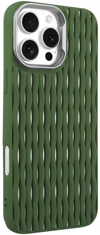 Чехол Case TPU Ribbio для Apple iPhone 16 Pro Max  Green - фото 1