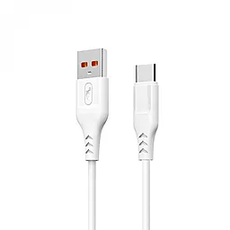 Кабель SkyDolphin S61TB USB-A - Type-C 12w 2.4a 2м cable White (USB-000447)