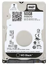Жесткий диск для ноутбука Western Digital Black 500 GB 2.5 (WD5000LPLX)