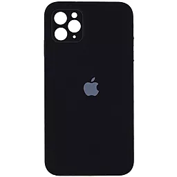 Чехол Silicone Case Full Camera Square для Apple iPhone 11 Pro Black
