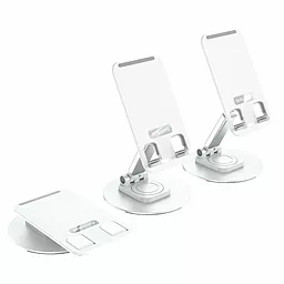 Держатель для смартфона BOROFONE BH75 Flawless folding rotatable desktop holder White - миниатюра 4 Держатель для смартфона BOROFONE BH75 Flawless folding rotatable desktop holder White - миниатюра 4