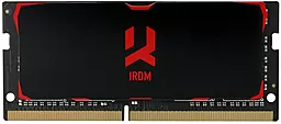 Оперативна пам'ять для ноутбука GooDRam 16Gb DDR4 3200MHz IRDM Black (IR-3200S464L16A/16G)