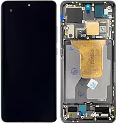 Дисплей Xiaomi 12S с тачскрином и рамкой, оригинал, Gray