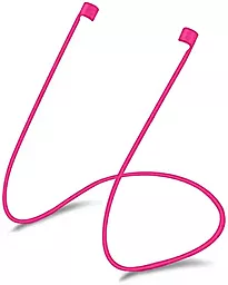 Силиконовый чехол и ремешок для Apple Airpods Pink - миниатюра 3