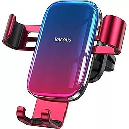 Держатель с автозажимом Baseus Glaze Gravity Car Mount Red (SUYL-LG09) - фото Держатель с автозажимом Baseus Glaze Gravity Car Mount Red (SUYL-LG09)