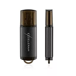 Флешка Exceleram 8GB A3 Series USB 2.0 (EXA3U2B08) Black - миниатюра 3 Флешка Exceleram 8GB A3 Series USB 2.0 (EXA3U2B08) Black - миниатюра 3