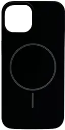 Чехол Silicone Case Full Fine Ring MagSafe для Apple iPhone 11 Black - фото Чехол Silicone Case Full Fine Ring MagSafe для Apple iPhone 11 Black