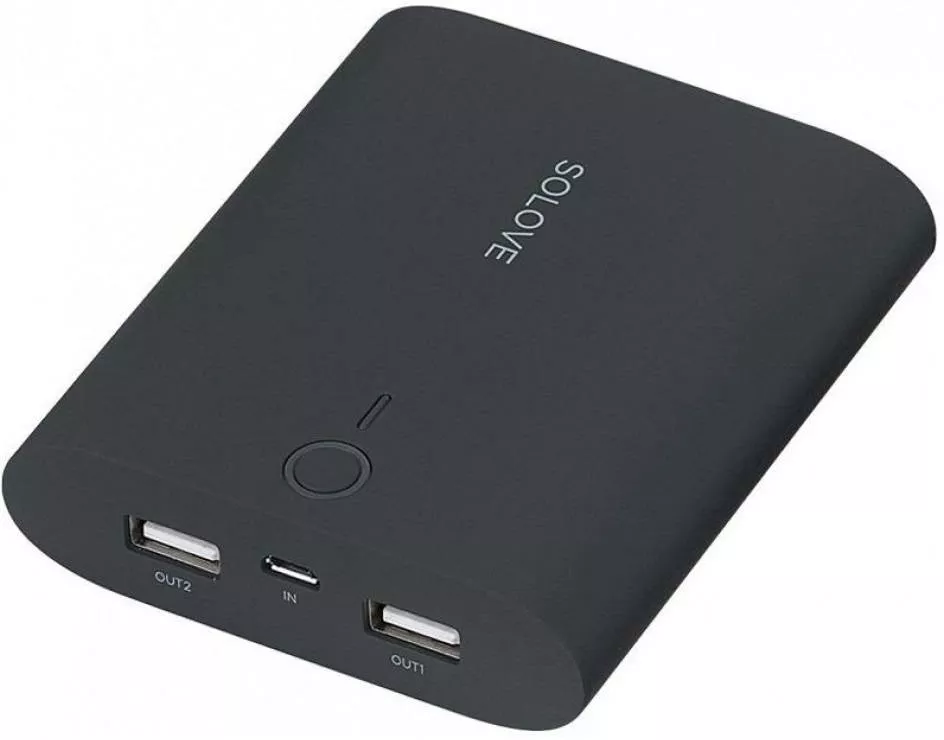 Повербанк Solove F1 10000mAh Black - фото 2