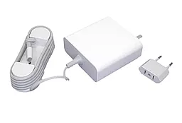 Сетевое зарядное устройство с быстрой зарядкой Xiaomi 65W USB-C Power Adapter Service Original (вилка US) White (ADC6501TMEU) / (NZB4009GL) - миниатюра 2