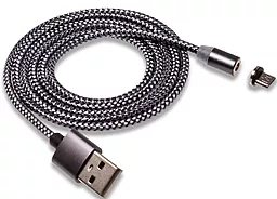 Кабель USB Walker C590 Magnetic micro USB Cable Gray