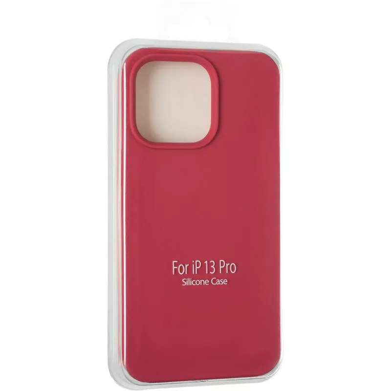 Чохол 1TOUCH Original Full Soft Case for iPhone 13 Pro Garnet (Without logo) - фото 4