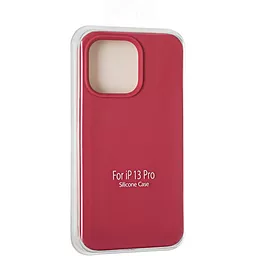 Чохол 1TOUCH Original Full Soft Case for iPhone 13 Pro Garnet (Without logo) - мініатюра 4