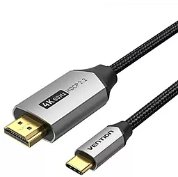 Видеокабель USB Type-C - HDMI v2.0 4k 60hz 1.5m black (CRBBG) Vention