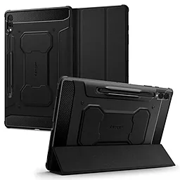 Чехол для планшета Spigen Rugged Armor Pro для Samsung Galaxy Tab S9 Plus (12.4") Black (ACS06539) - миниатюра 3