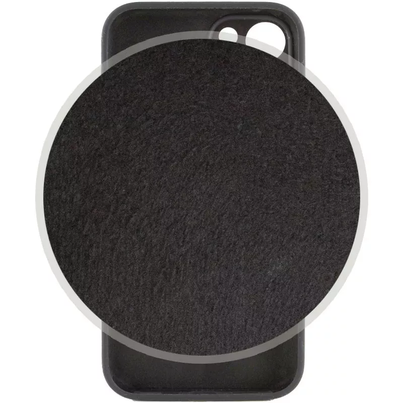 Чехол Silicone Case Full Camera for Apple iPhone 14 Plus Black - фото 3