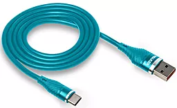 Кабель Walker C735 USB-A - Type-C 15w 3.1a 1м cable Blue - фото Кабель Walker C735 USB-A - Type-C 15w 3.1a 1м cable Blue