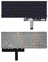 Клавіатура для ноутбуку Asus ZenBook 3 Deluxe UX490UA з підсвіткою Black
