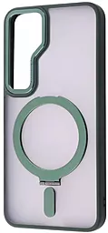Чехол Wave Attraction Case with MagSafe для Samsung Galaxy S24 Green